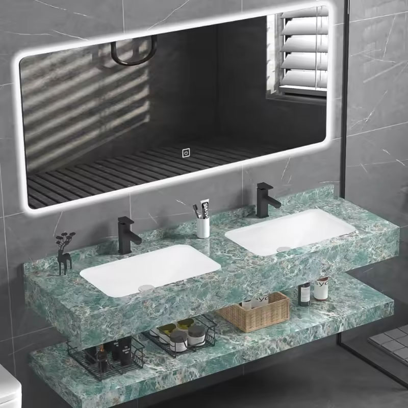 Modaya uygun tasarımlar çift lavabo