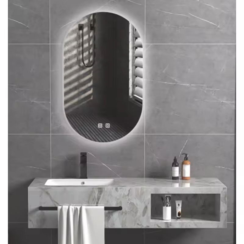 Otel lüks kaya tabak banyo dolabı seti